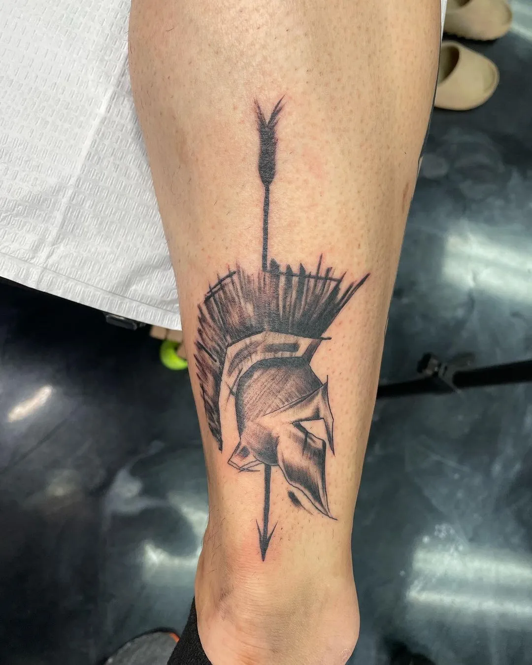 black & grey realism tattoo by TJ Cornelius at Fallen Raven Tattoo Studio in Simpsonville, SC