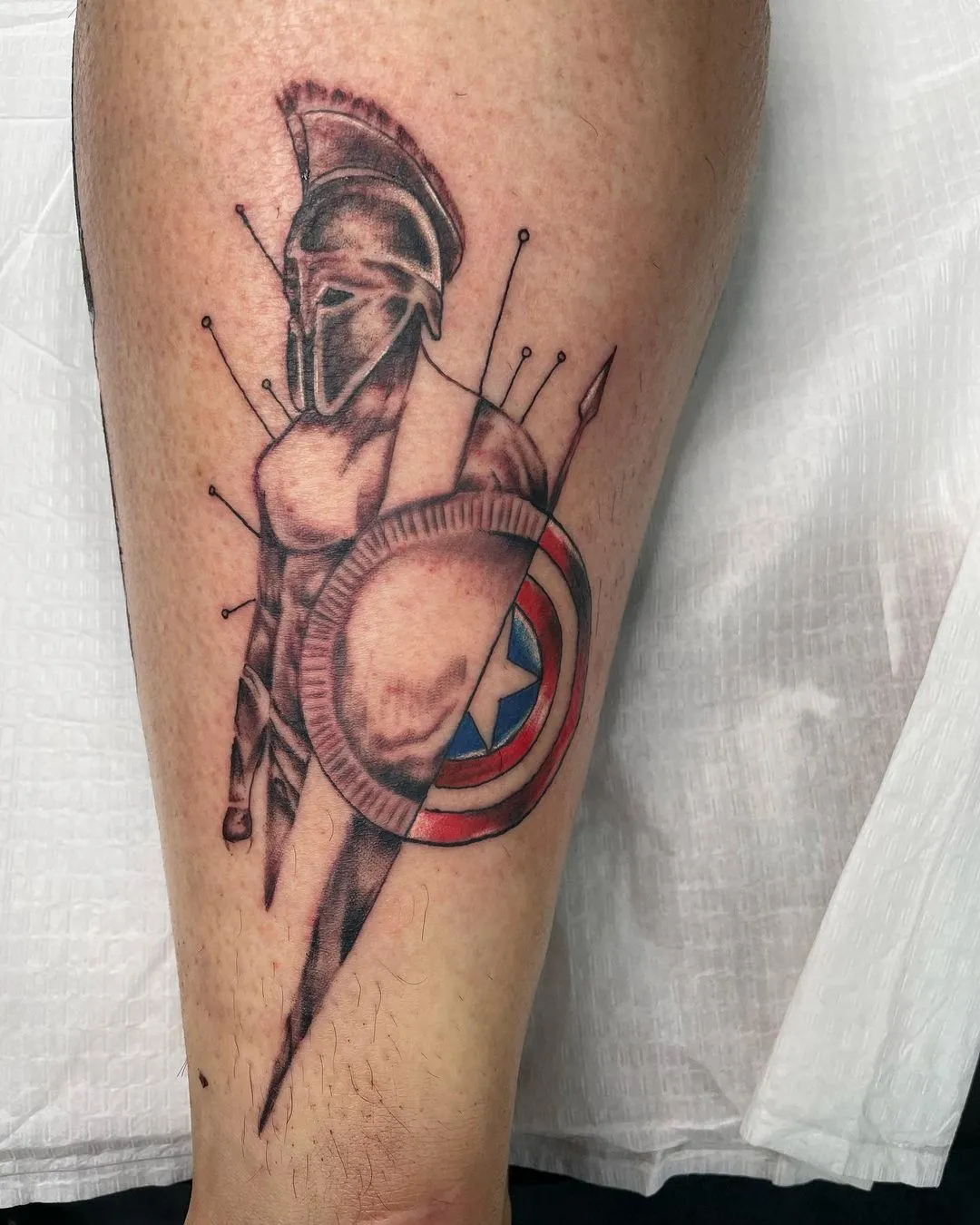 custom tattoos tattoo by TJ Cornelius at Fallen Raven Tattoo Studio in Simpsonville, SC