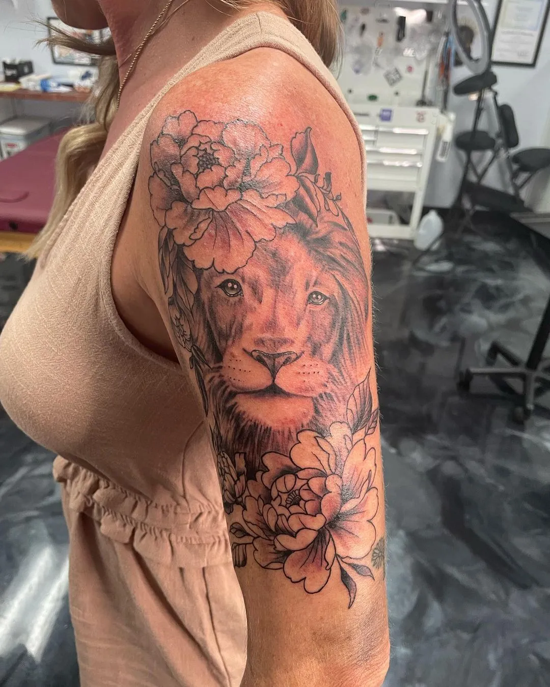 custom tattoos tattoo by TJ Cornelius at Fallen Raven Tattoo Studio in Simpsonville, SC