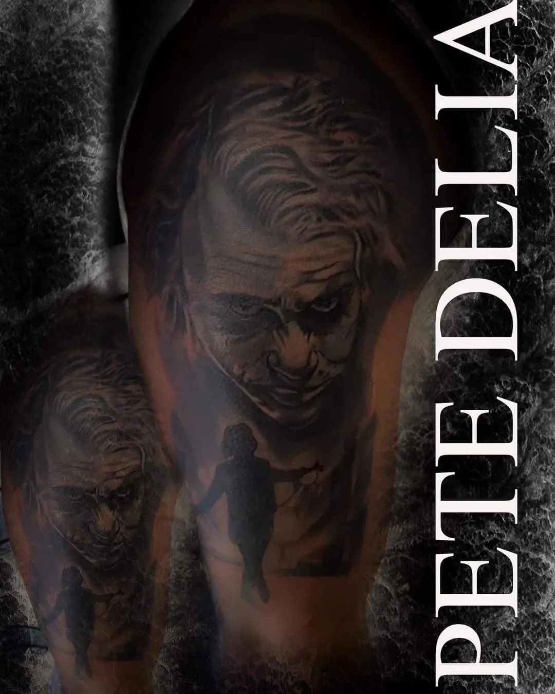 black & grey realism tattoo by Pete Delia at Fallen Raven Tattoo Studio in Simpsonville, SC
