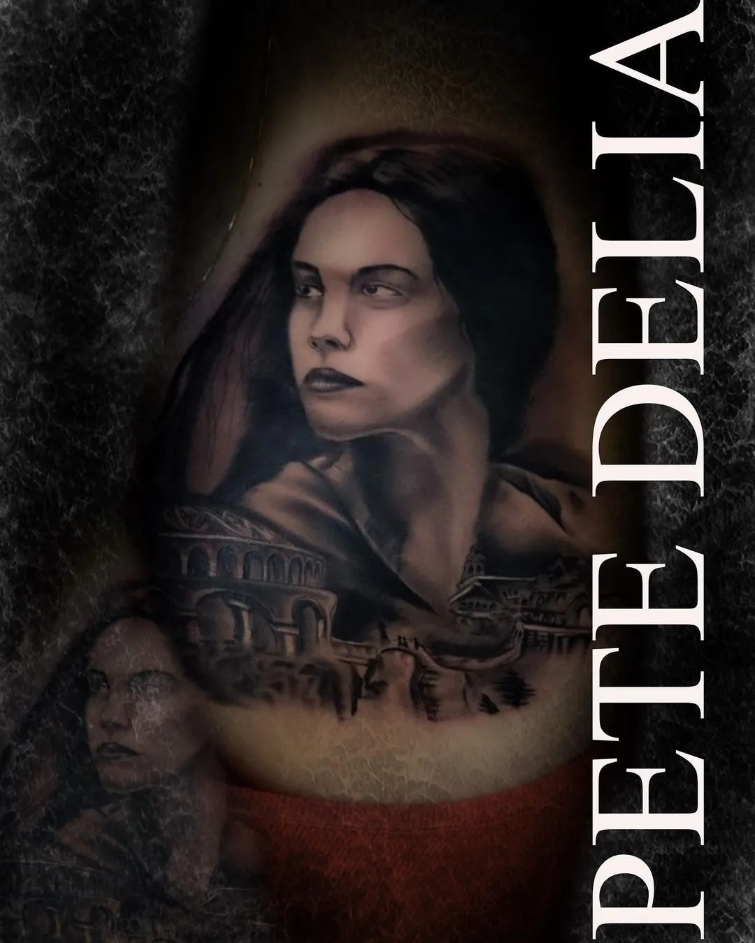 black & grey realism tattoo by Pete Delia at Fallen Raven Tattoo Studio in Simpsonville, SC