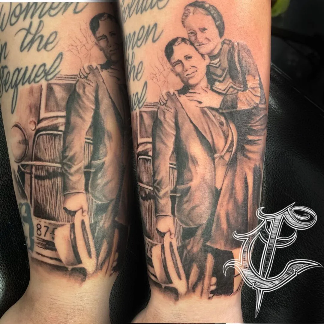 custom tattoos tattoo by TJ Cornelius at Fallen Raven Tattoo Studio in Simpsonville, SC