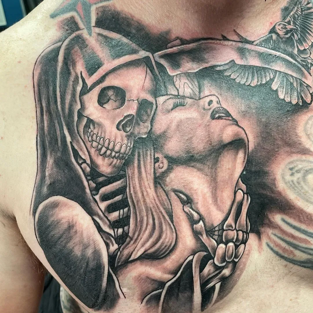 cover-ups tattoo by TJ Cornelius at Fallen Raven Tattoo Studio in Simpsonville, SC