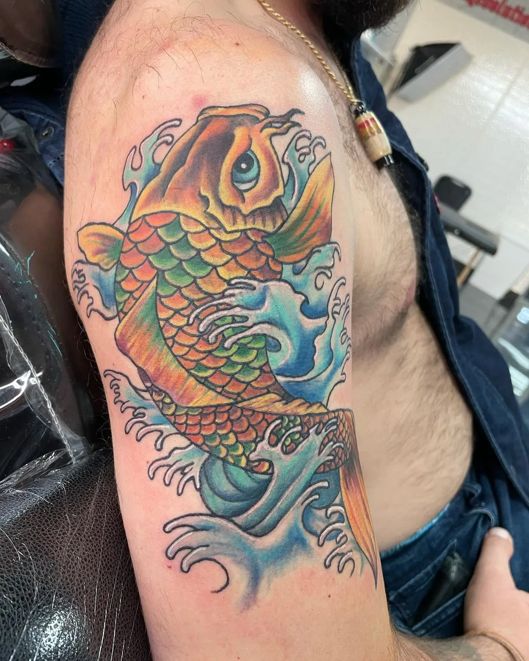 cover-ups tattoo by TJ Cornelius at Fallen Raven Tattoo Studio in Simpsonville, SC
