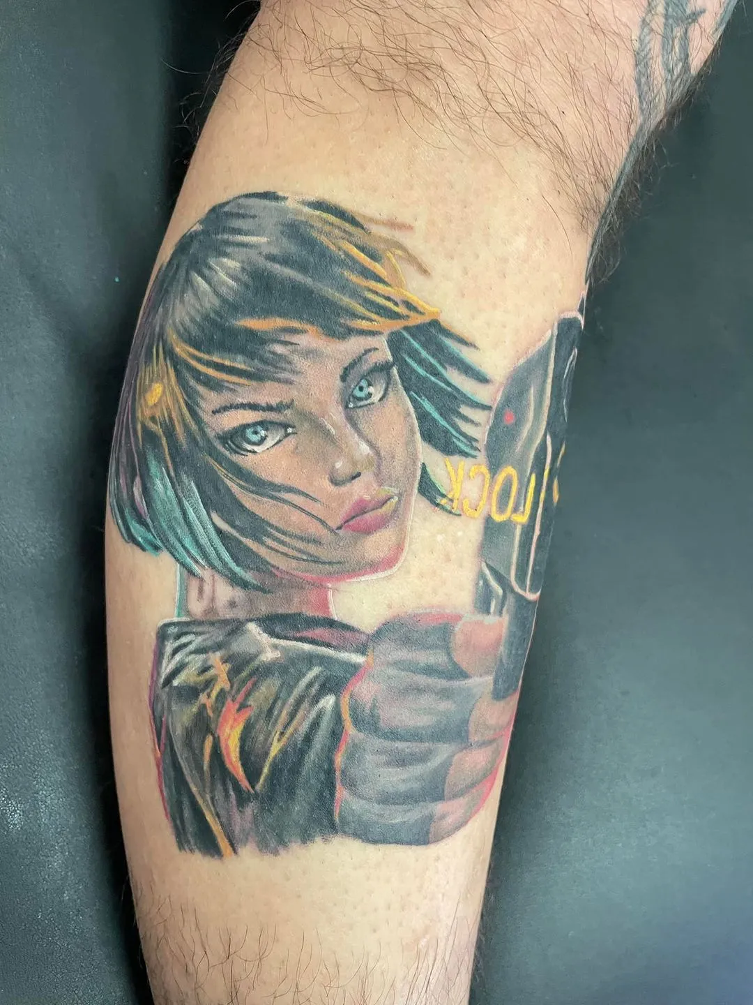 black & grey realism tattoo by TJ Cornelius at Fallen Raven Tattoo Studio in Simpsonville, SC