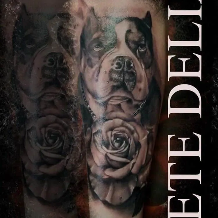 black & grey realism tattoo by Pete Delia at Fallen Raven Tattoo Studio in Simpsonville, SC