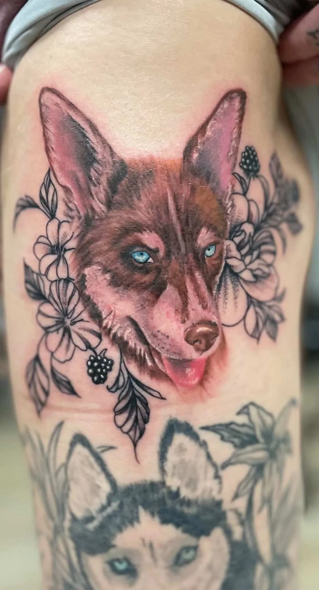 custom tattoos tattoo by TJ Cornelius at Fallen Raven Tattoo Studio in Simpsonville, SC