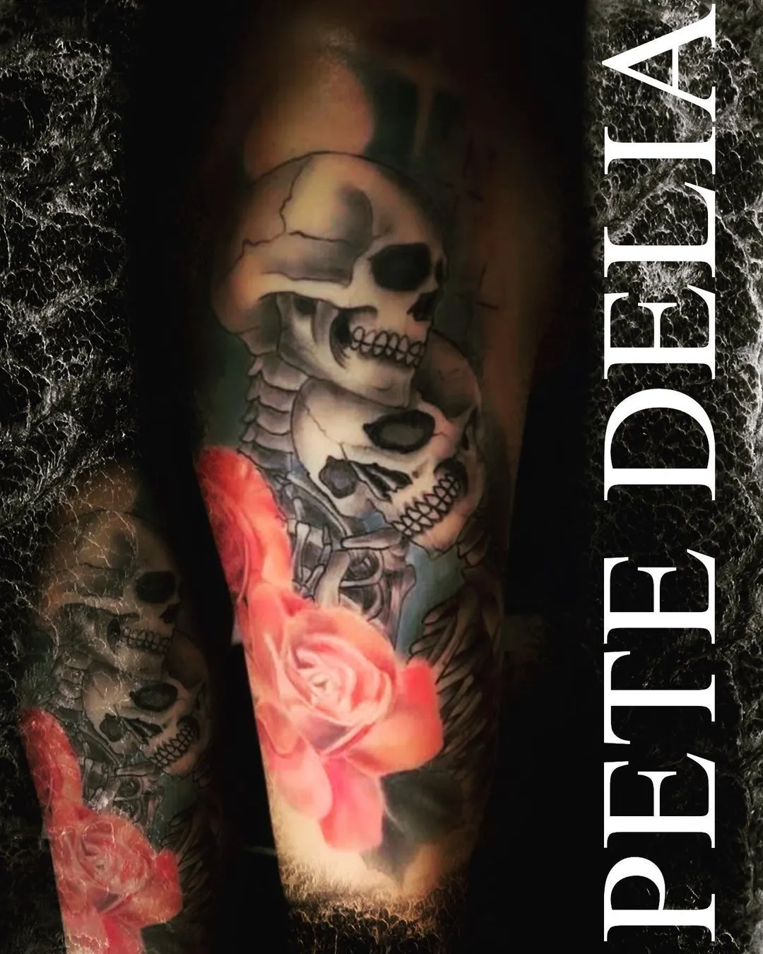 black & grey realism tattoo by Pete Delia at Fallen Raven Tattoo Studio in Simpsonville, SC