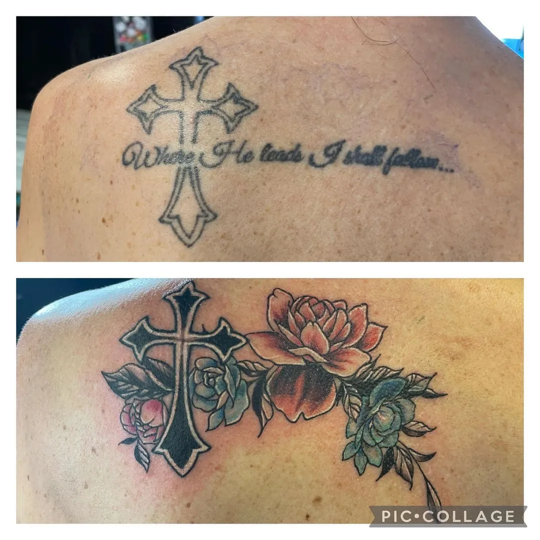 custom tattoos tattoo by TJ Cornelius at Fallen Raven Tattoo Studio in Simpsonville, SC