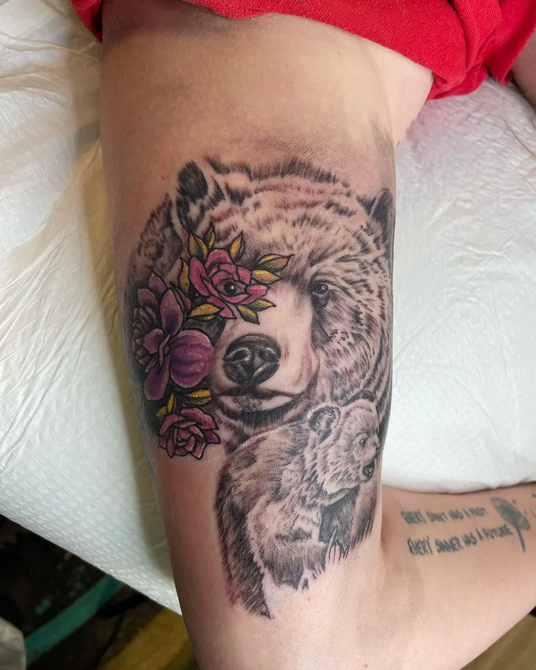 custom tattoos tattoo by TJ Cornelius at Fallen Raven Tattoo Studio in Simpsonville, SC
