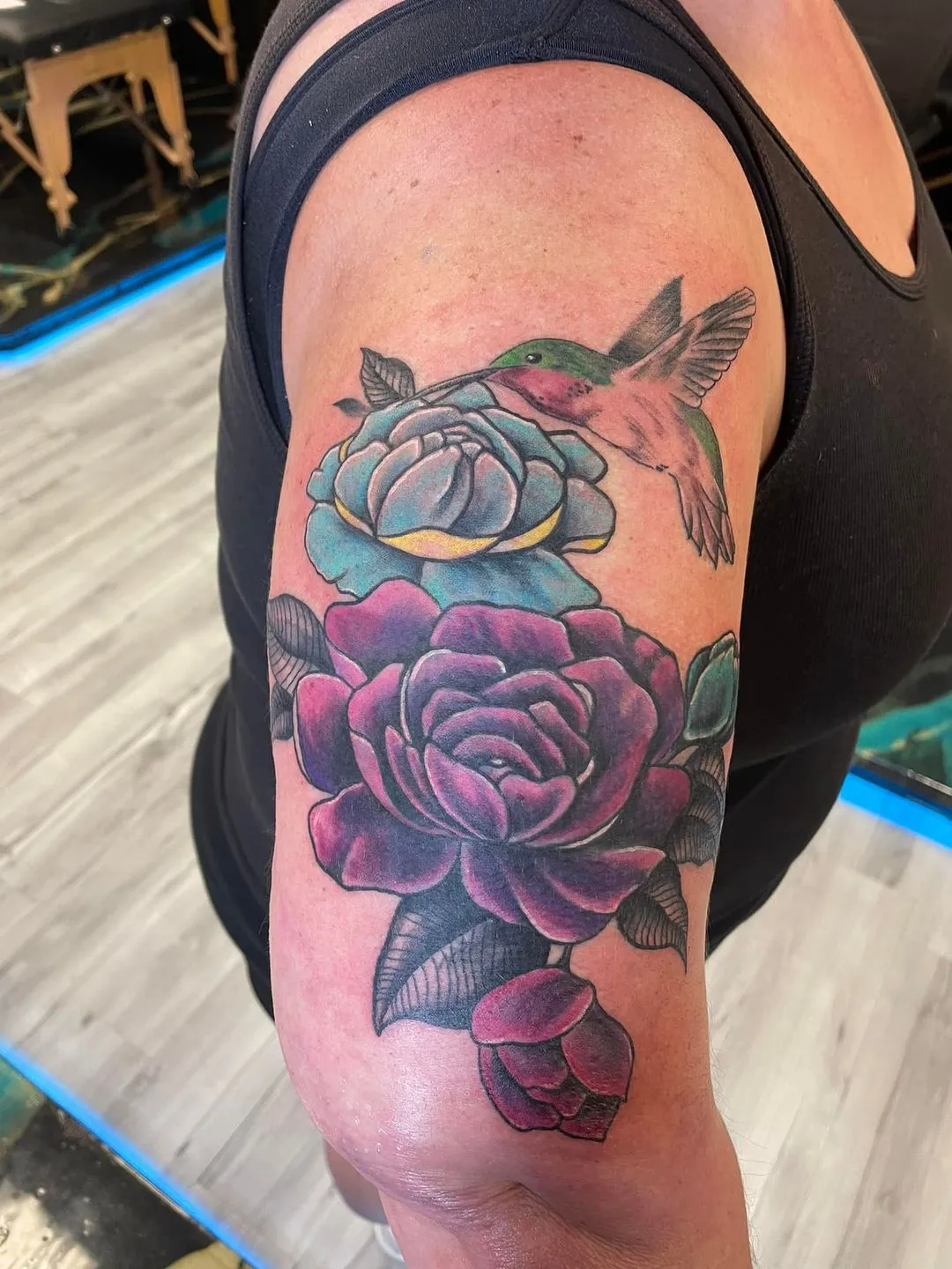 cover-ups tattoo by TJ Cornelius at Fallen Raven Tattoo Studio in Simpsonville, SC