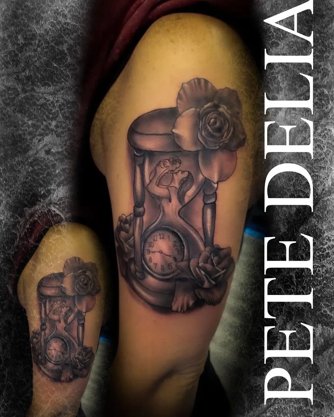 black & grey realism tattoo by Pete Delia at Fallen Raven Tattoo Studio in Simpsonville, SC