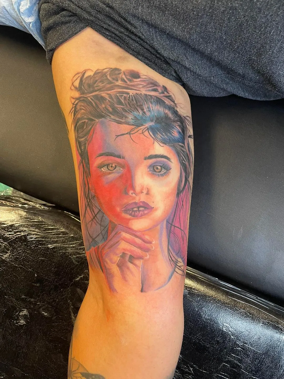 custom tattoos tattoo by TJ Cornelius at Fallen Raven Tattoo Studio in Simpsonville, SC
