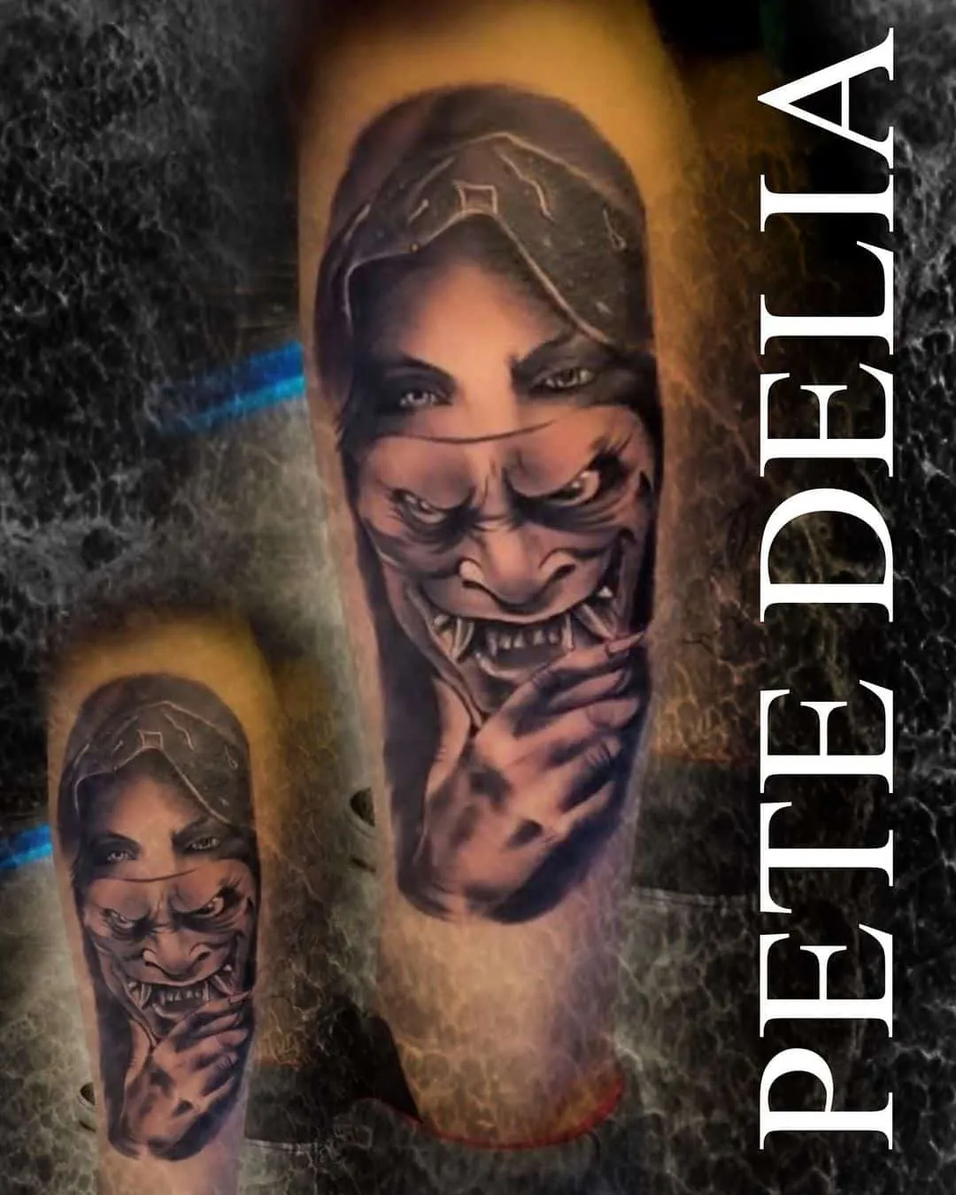 black & grey realism tattoo by Pete Delia at Fallen Raven Tattoo Studio in Simpsonville, SC