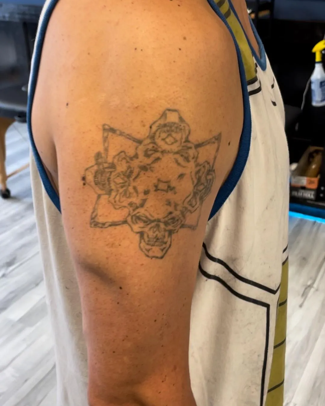 cover-ups tattoo by TJ Cornelius at Fallen Raven Tattoo Studio in Simpsonville, SC