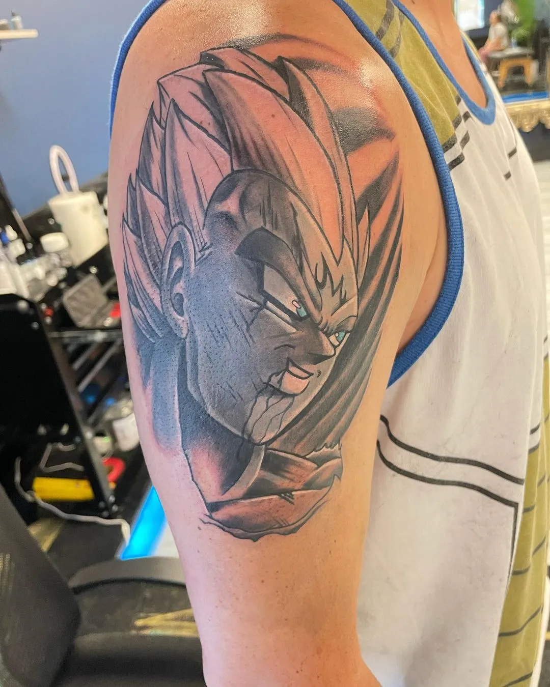 black & grey realism tattoo by TJ Cornelius at Fallen Raven Tattoo Studio in Simpsonville, SC