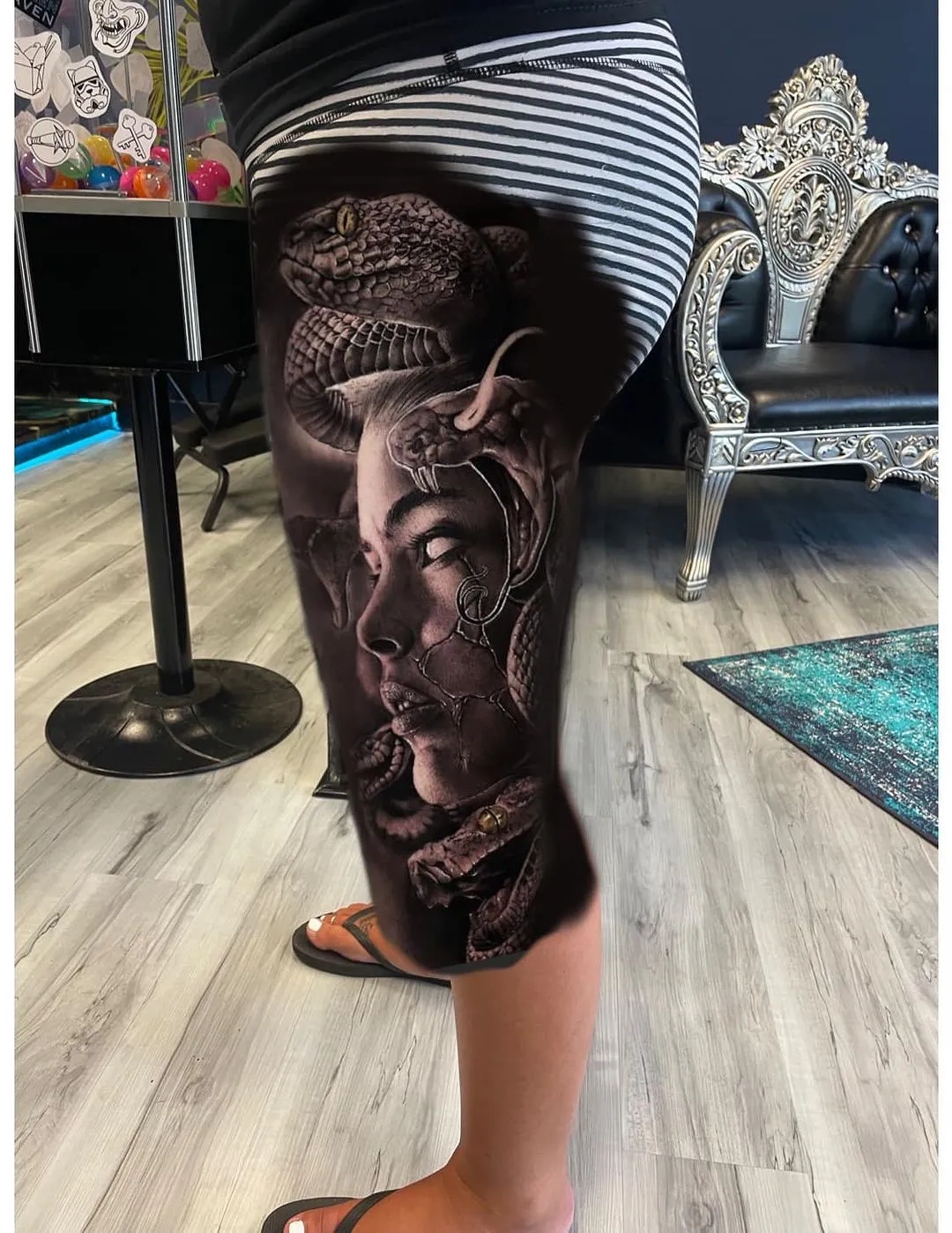 cover-ups tattoo by TJ Cornelius at Fallen Raven Tattoo Studio in Simpsonville, SC