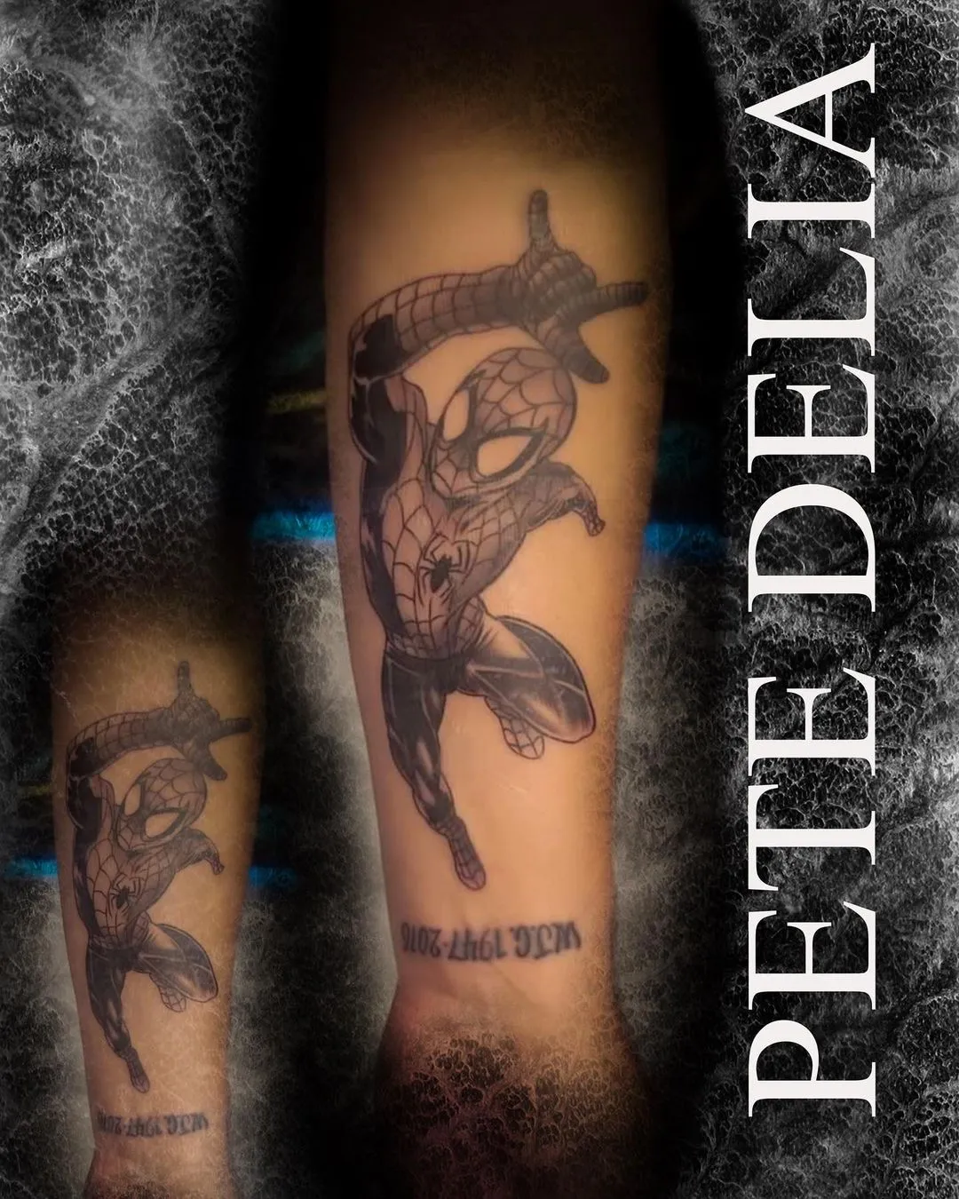 black & grey realism tattoo by Pete Delia at Fallen Raven Tattoo Studio in Simpsonville, SC