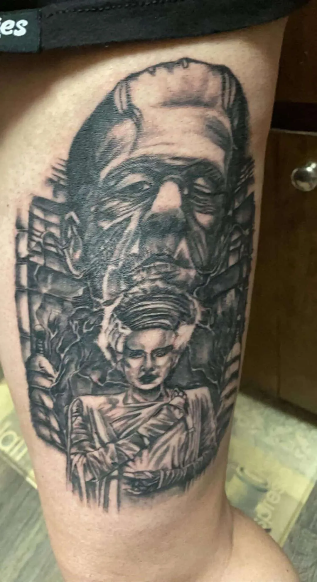 custom tattoos tattoo by TJ Cornelius at Fallen Raven Tattoo Studio in Simpsonville, SC