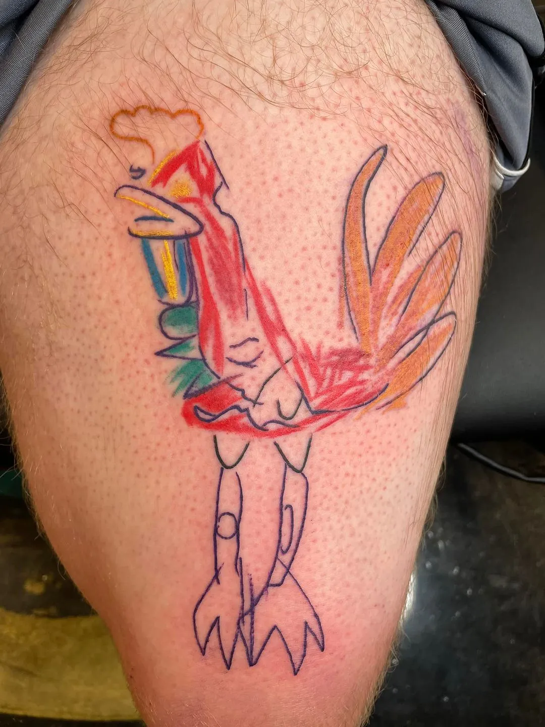 custom tattoos tattoo by TJ Cornelius at Fallen Raven Tattoo Studio in Simpsonville, SC