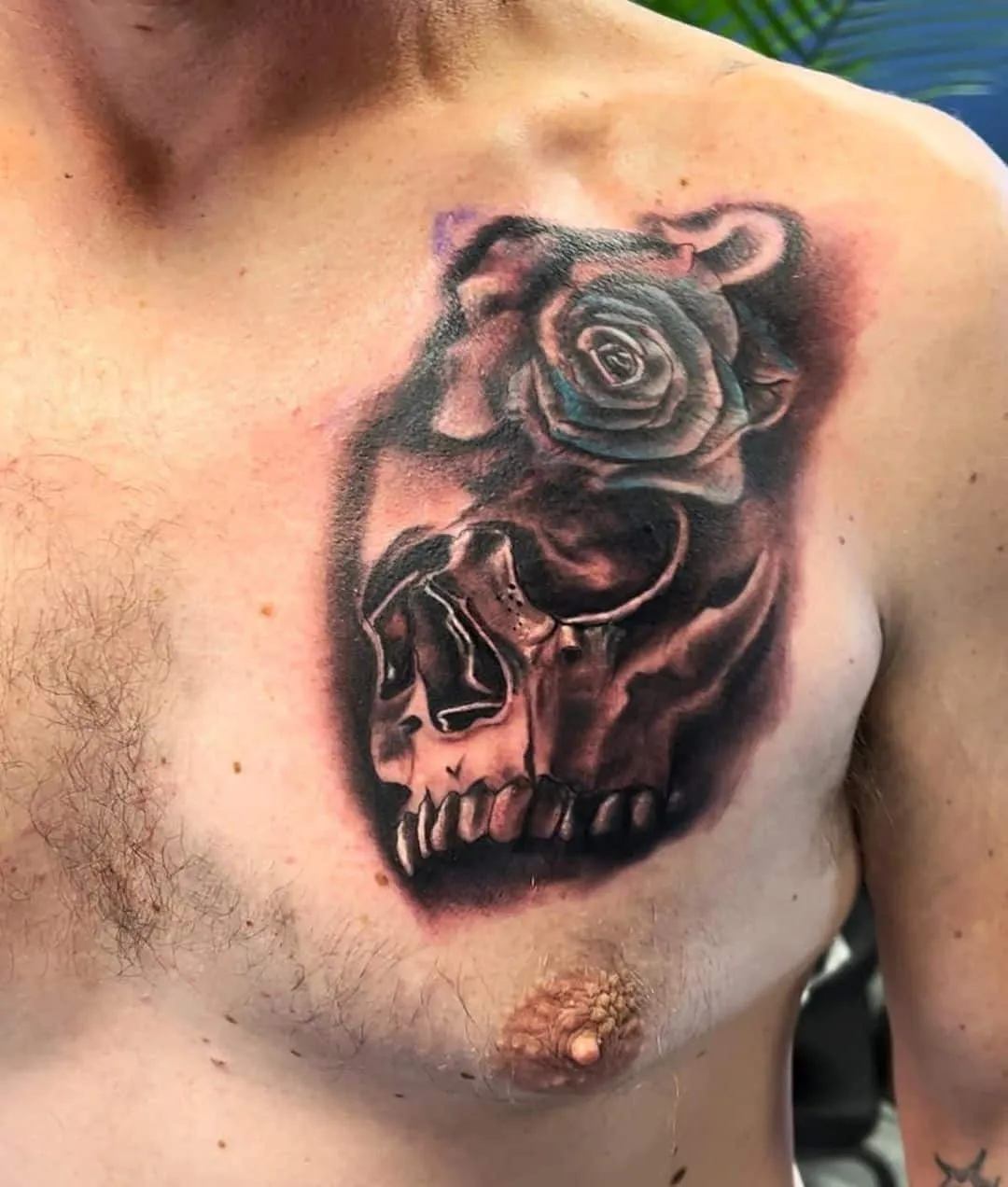 black & grey realism tattoo by TJ Cornelius at Fallen Raven Tattoo Studio in Simpsonville, SC