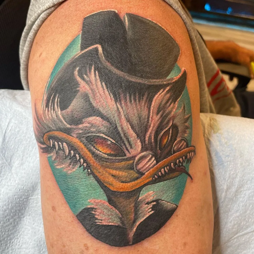 custom tattoos tattoo by TJ Cornelius at Fallen Raven Tattoo Studio in Simpsonville, SC
