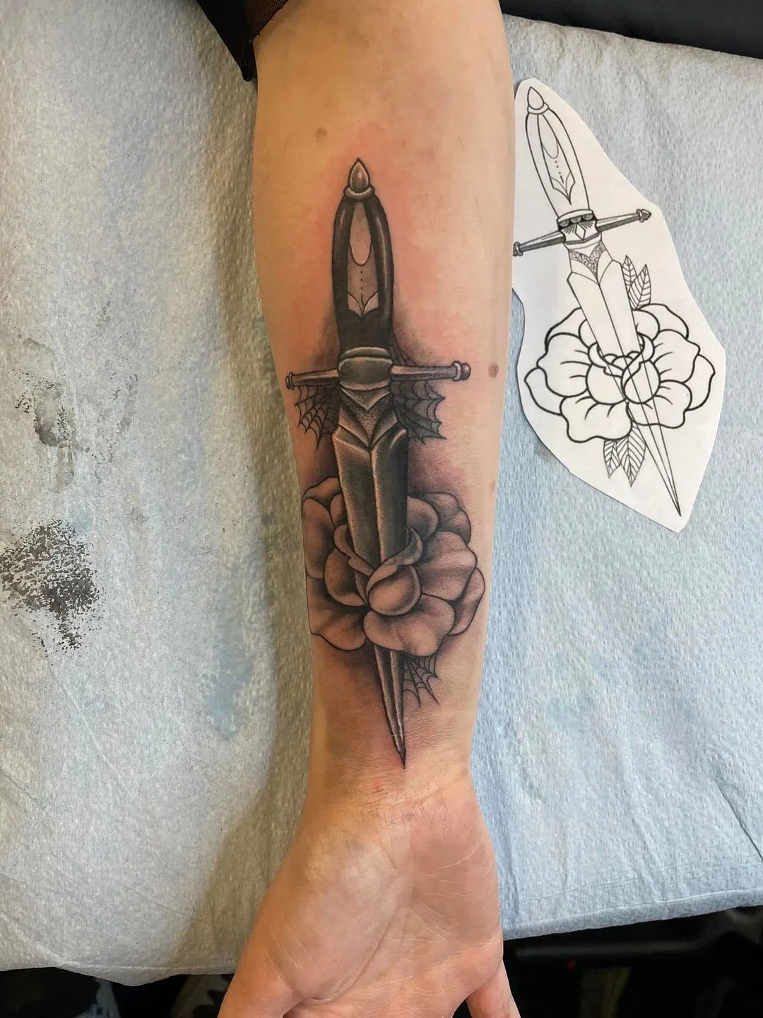 custom tattoos tattoo by TJ Cornelius at Fallen Raven Tattoo Studio in Simpsonville, SC