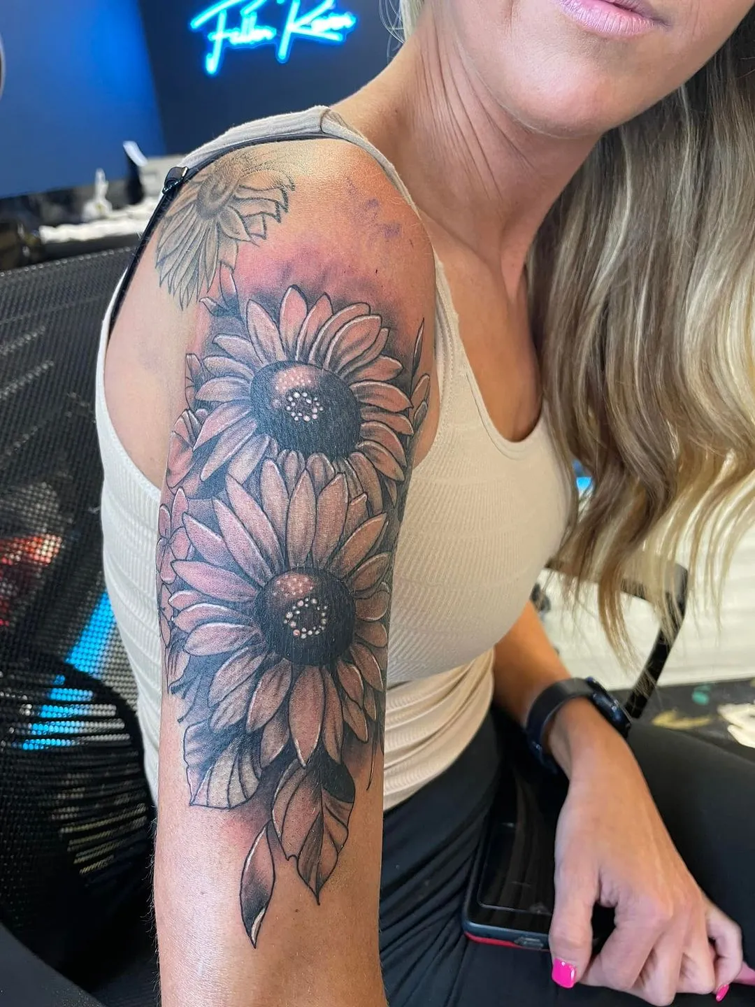 cover-ups tattoo by TJ Cornelius at Fallen Raven Tattoo Studio in Simpsonville, SC