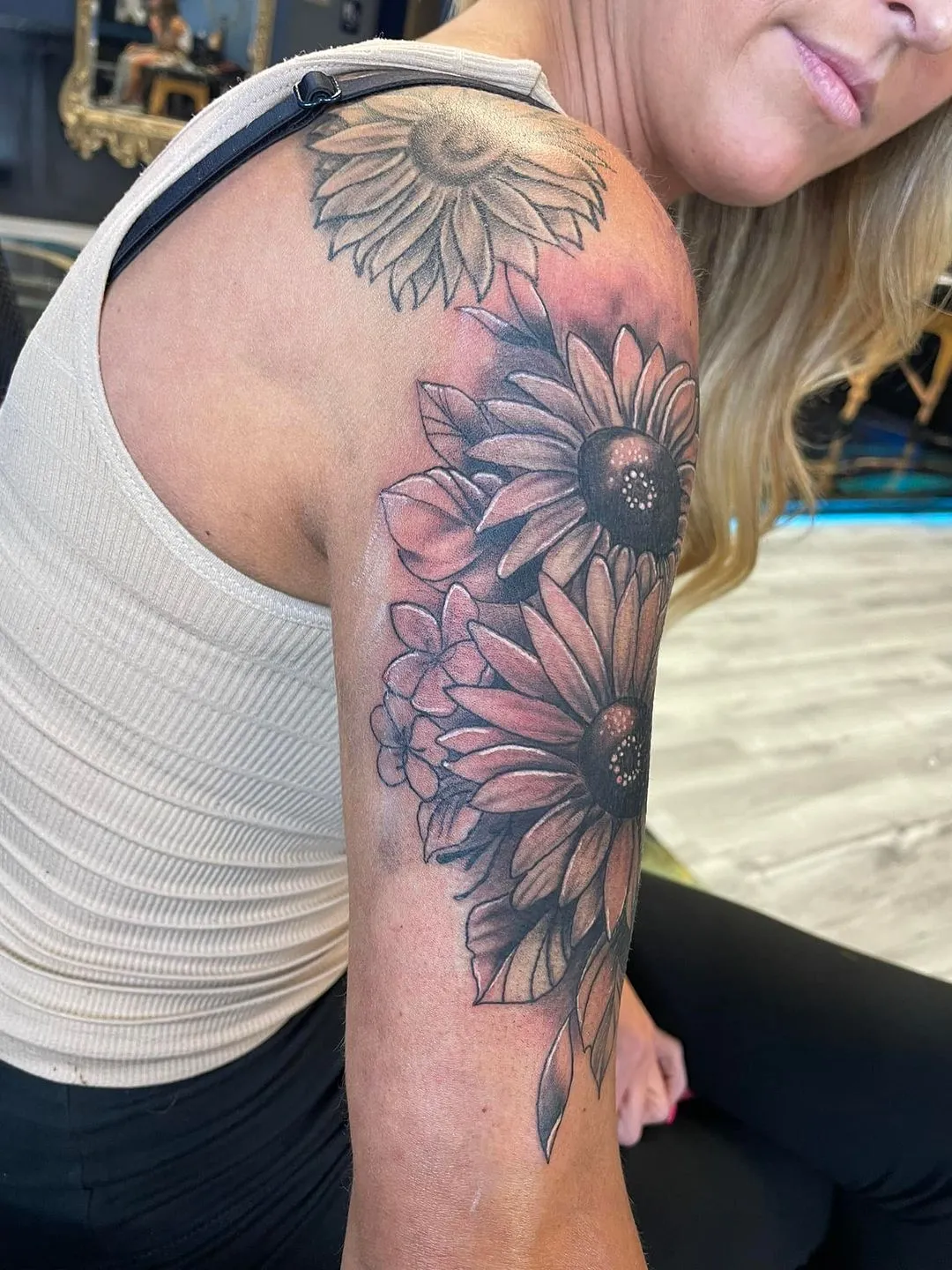 custom tattoos tattoo by TJ Cornelius at Fallen Raven Tattoo Studio in Simpsonville, SC