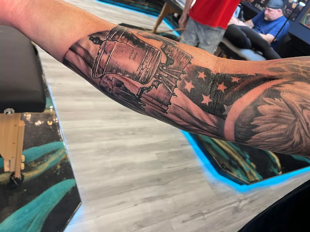 cover-ups tattoo by TJ Cornelius at Fallen Raven Tattoo Studio in Simpsonville, SC
