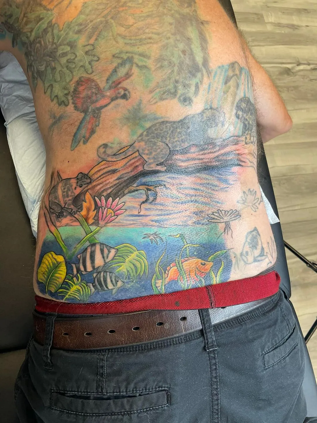 cover-ups tattoo by TJ Cornelius at Fallen Raven Tattoo Studio in Simpsonville, SC