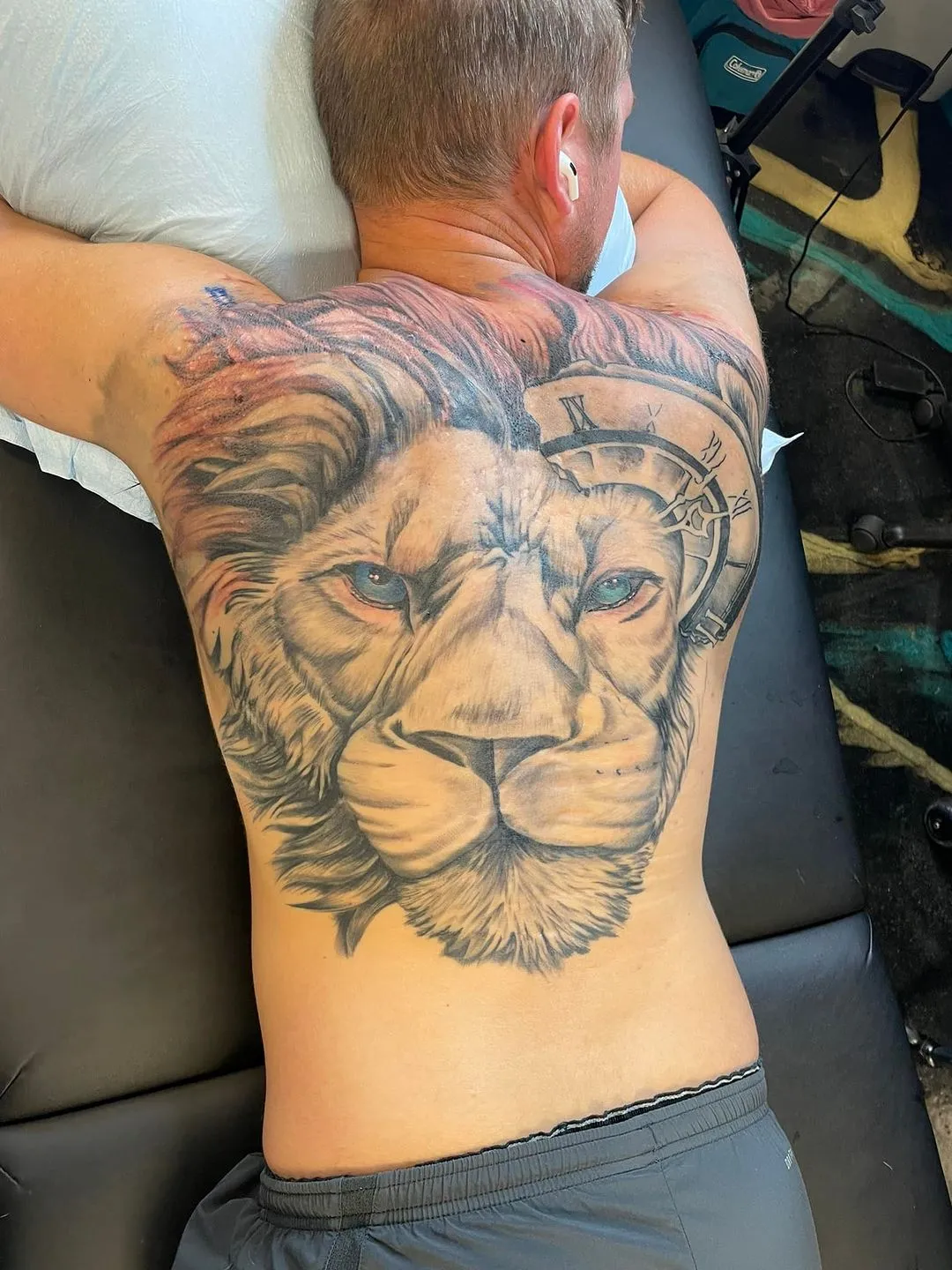 custom tattoos tattoo by TJ Cornelius at Fallen Raven Tattoo Studio in Simpsonville, SC