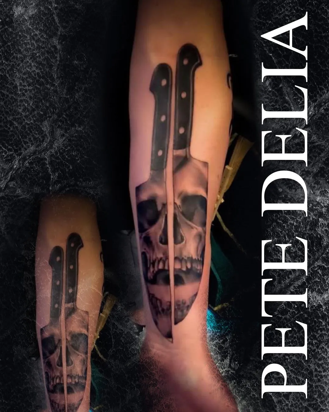 black & grey realism tattoo by Pete Delia at Fallen Raven Tattoo Studio in Simpsonville, SC