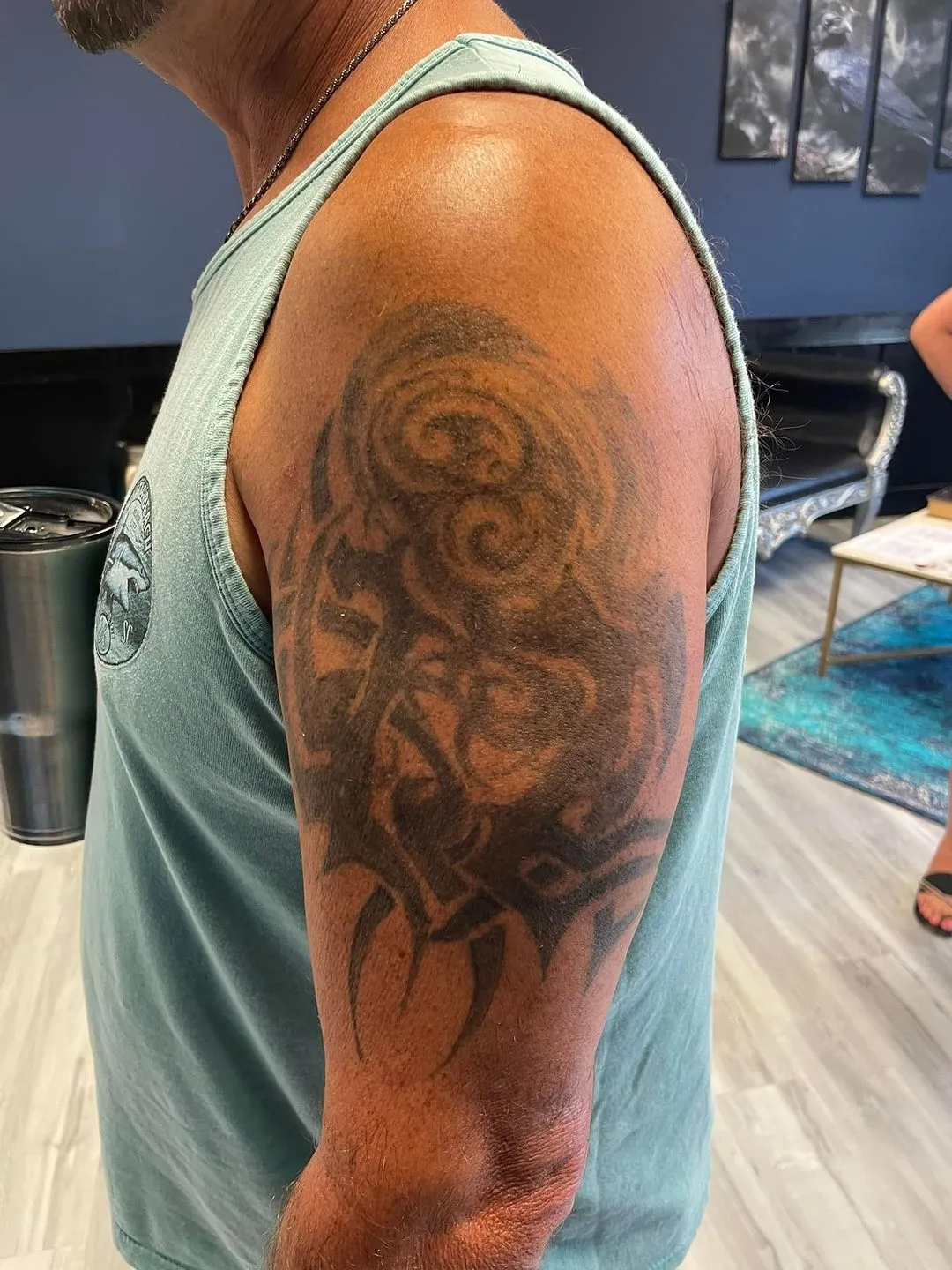 custom tattoos tattoo by TJ Cornelius at Fallen Raven Tattoo Studio in Simpsonville, SC