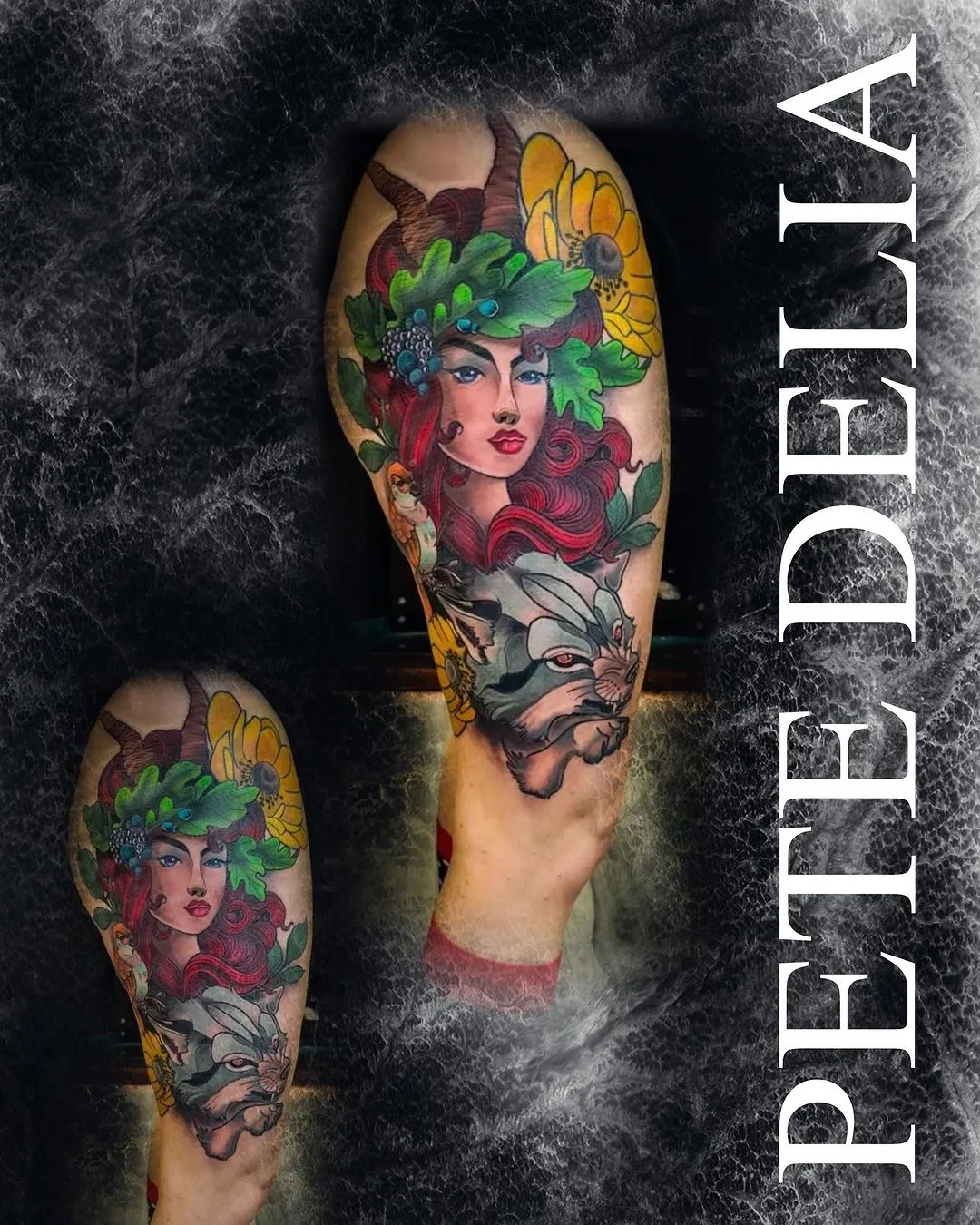 black & grey realism tattoo by Pete Delia at Fallen Raven Tattoo Studio in Simpsonville, SC