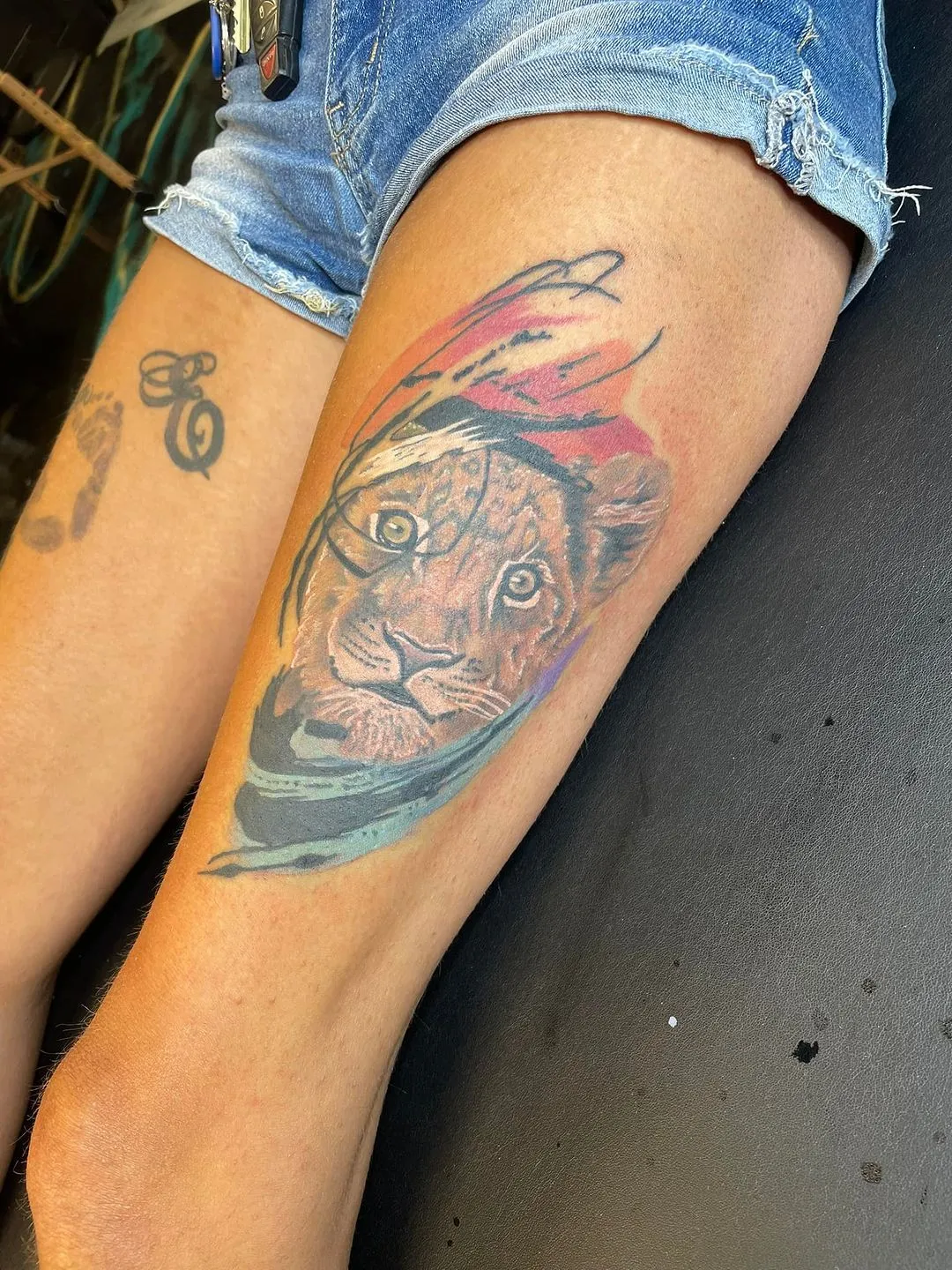 black & grey realism tattoo by TJ Cornelius at Fallen Raven Tattoo Studio in Simpsonville, SC