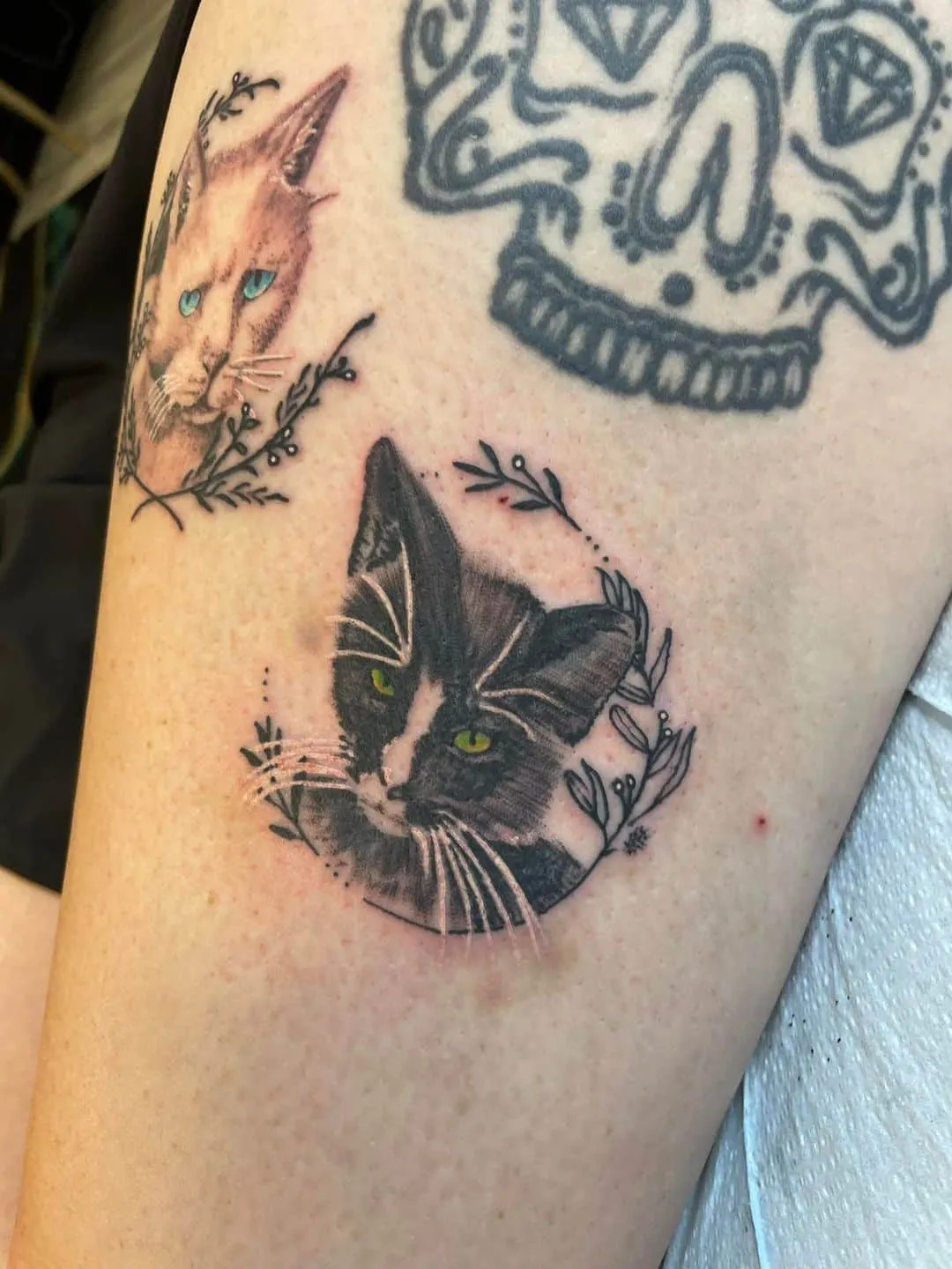 black & grey realism tattoo by TJ Cornelius at Fallen Raven Tattoo Studio in Simpsonville, SC