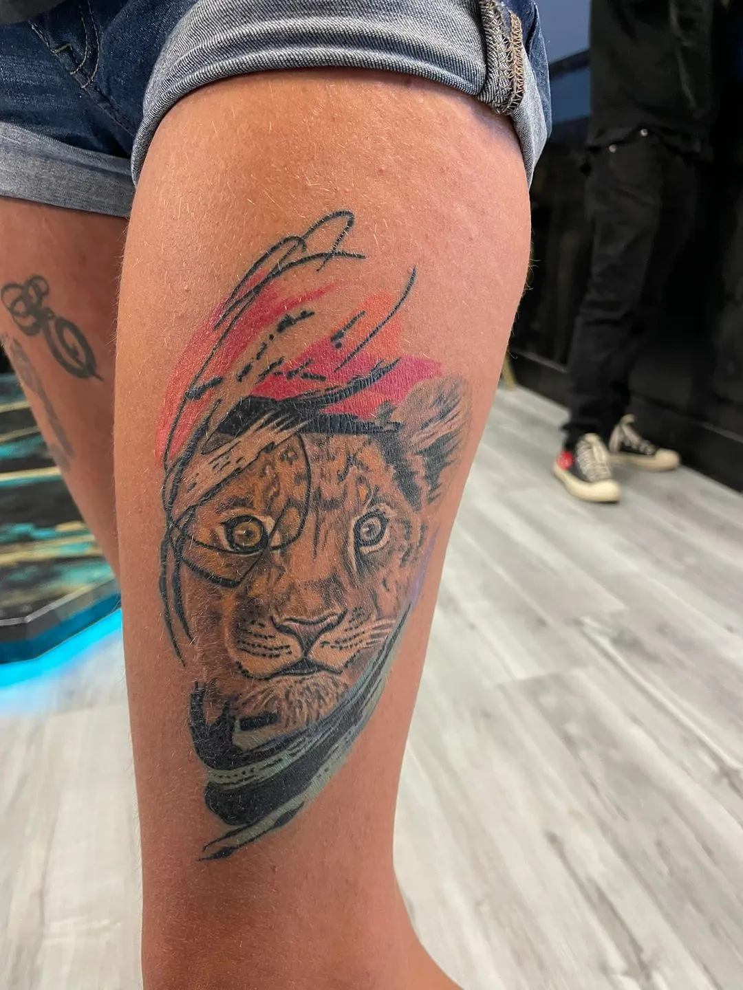 custom tattoos tattoo by TJ Cornelius at Fallen Raven Tattoo Studio in Simpsonville, SC