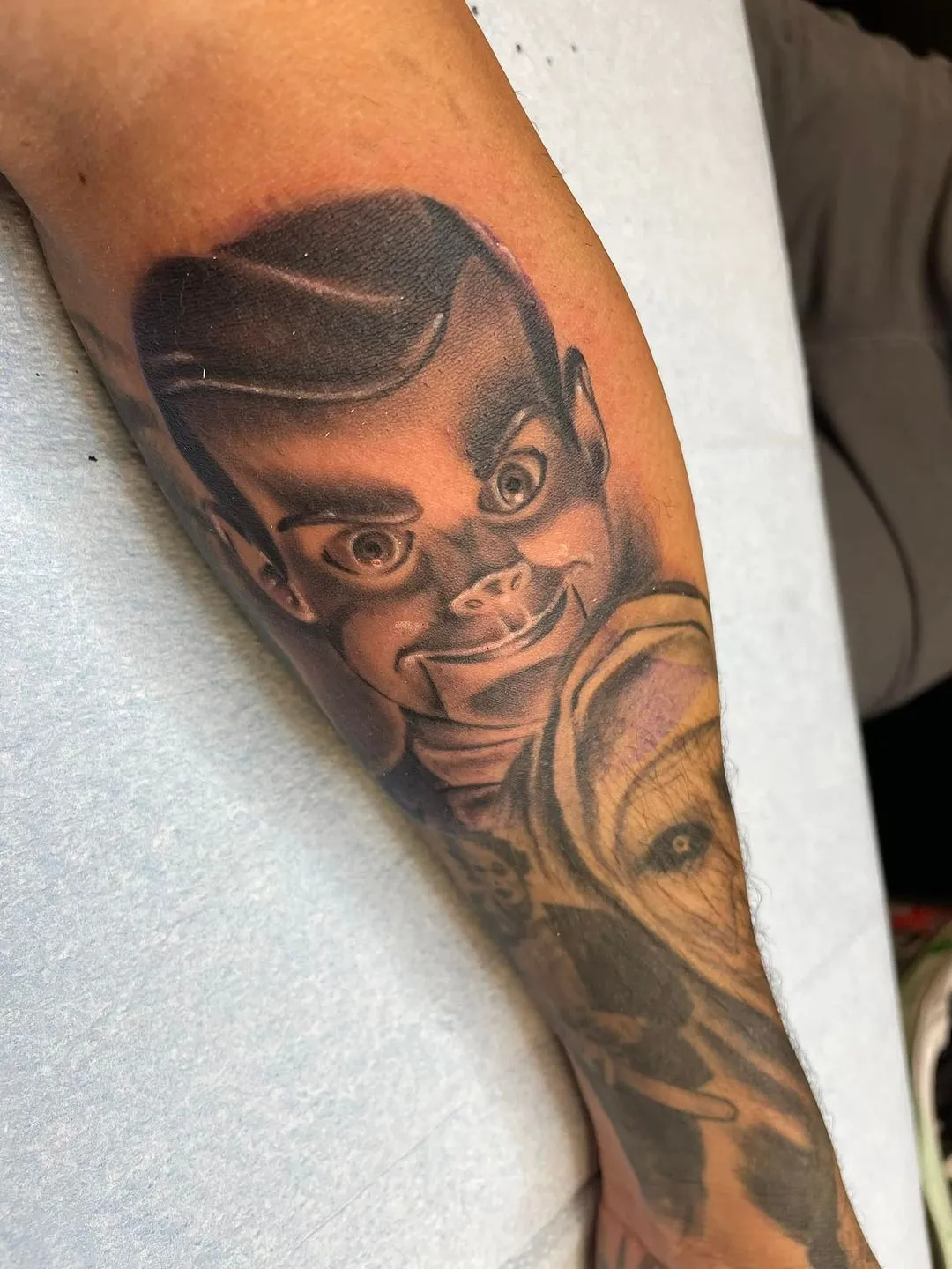 cover-ups tattoo by TJ Cornelius at Fallen Raven Tattoo Studio in Simpsonville, SC