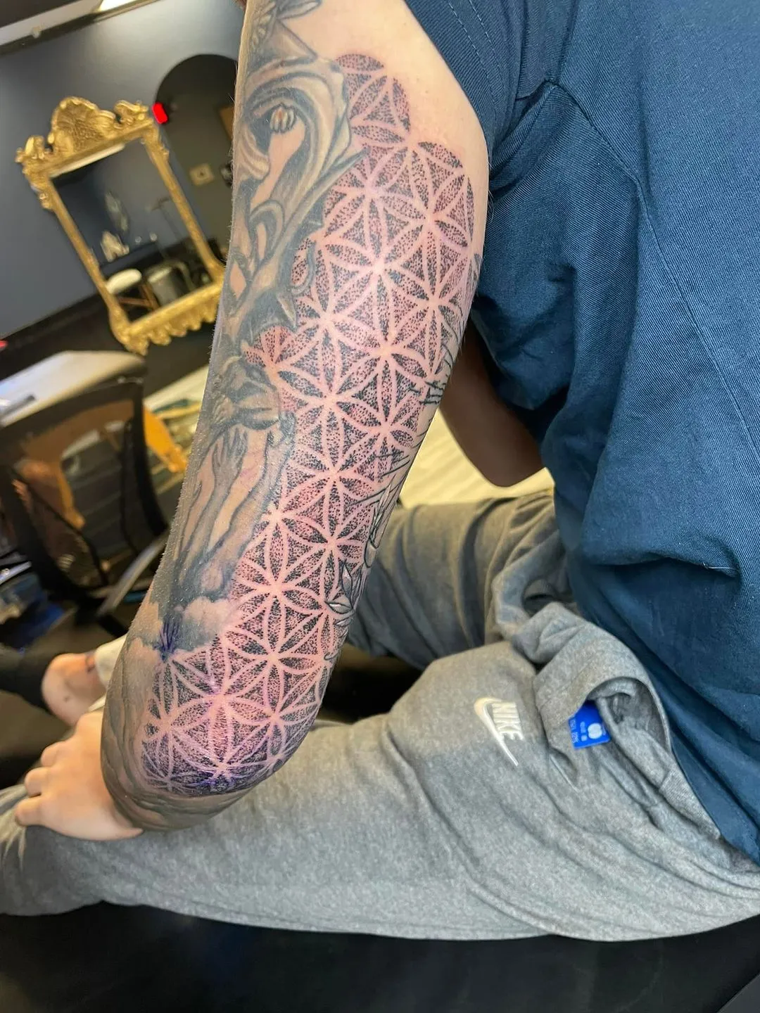 custom tattoos tattoo by TJ Cornelius at Fallen Raven Tattoo Studio in Simpsonville, SC