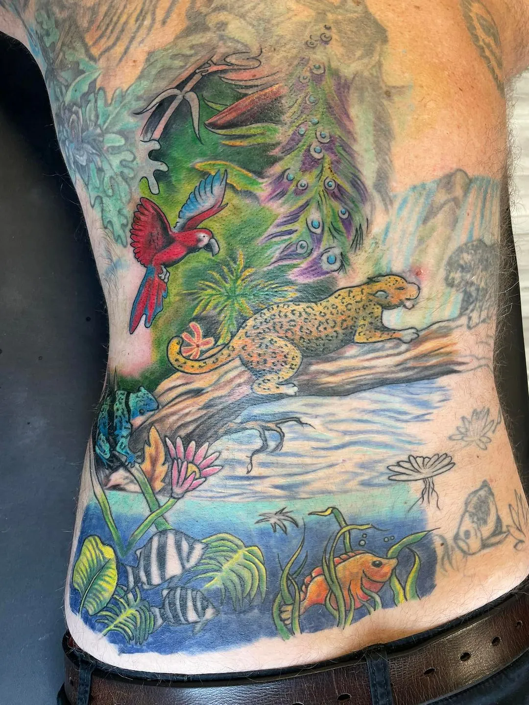 custom tattoos tattoo by TJ Cornelius at Fallen Raven Tattoo Studio in Simpsonville, SC