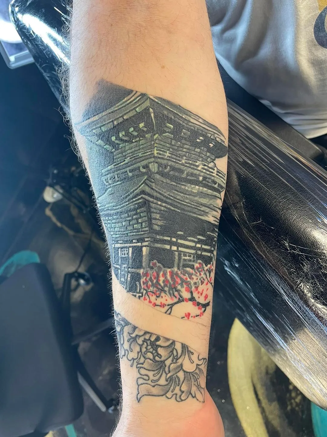 custom tattoos tattoo by TJ Cornelius at Fallen Raven Tattoo Studio in Simpsonville, SC