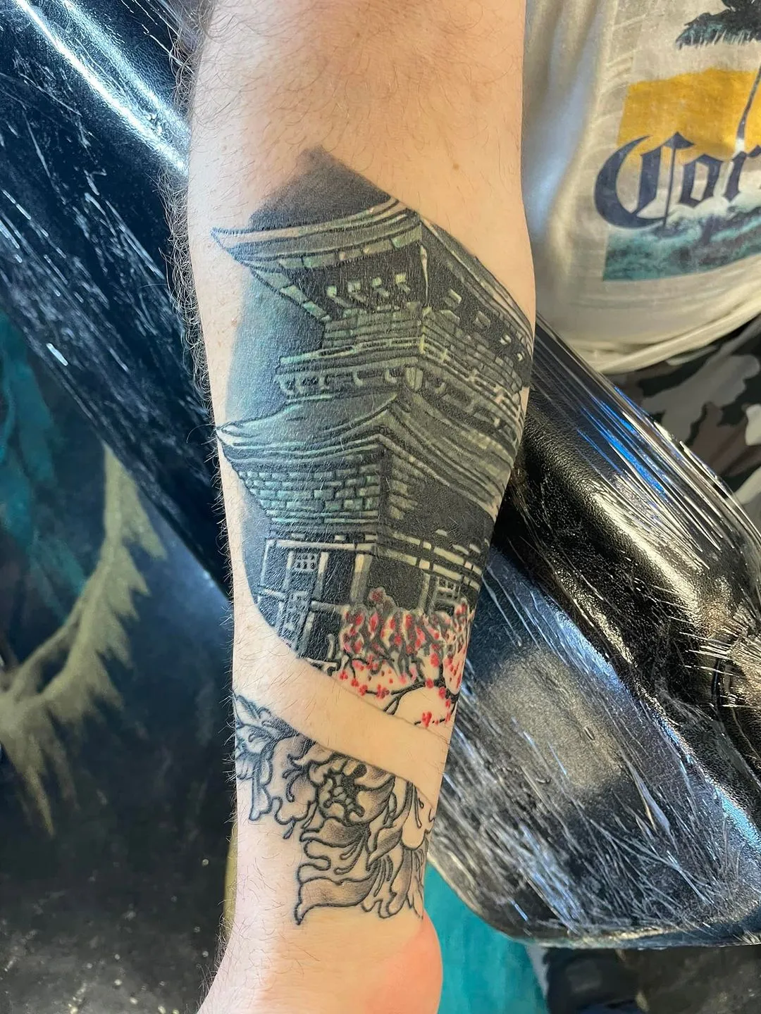 cover-ups tattoo by TJ Cornelius at Fallen Raven Tattoo Studio in Simpsonville, SC