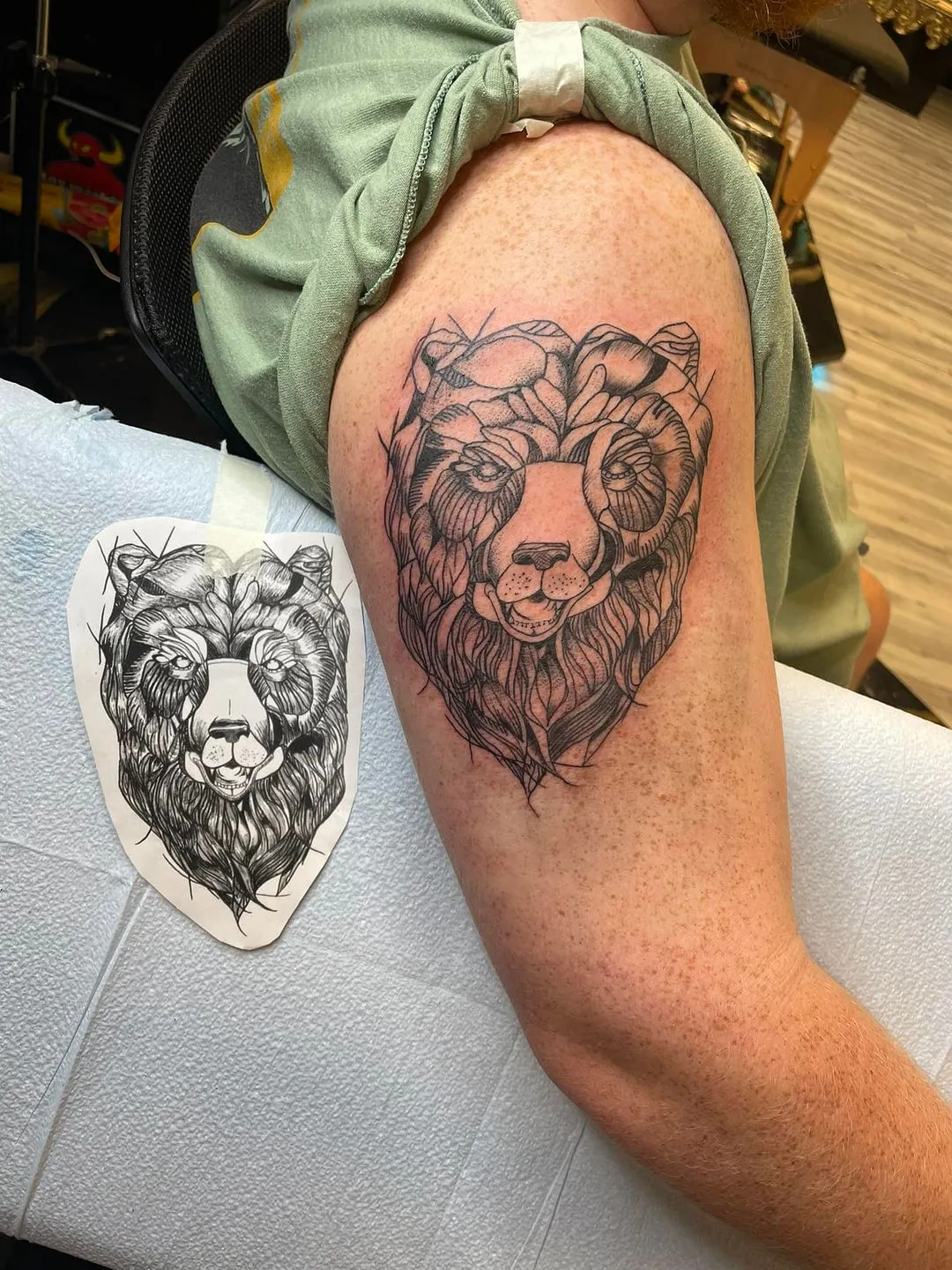 black & grey realism tattoo by TJ Cornelius at Fallen Raven Tattoo Studio in Simpsonville, SC