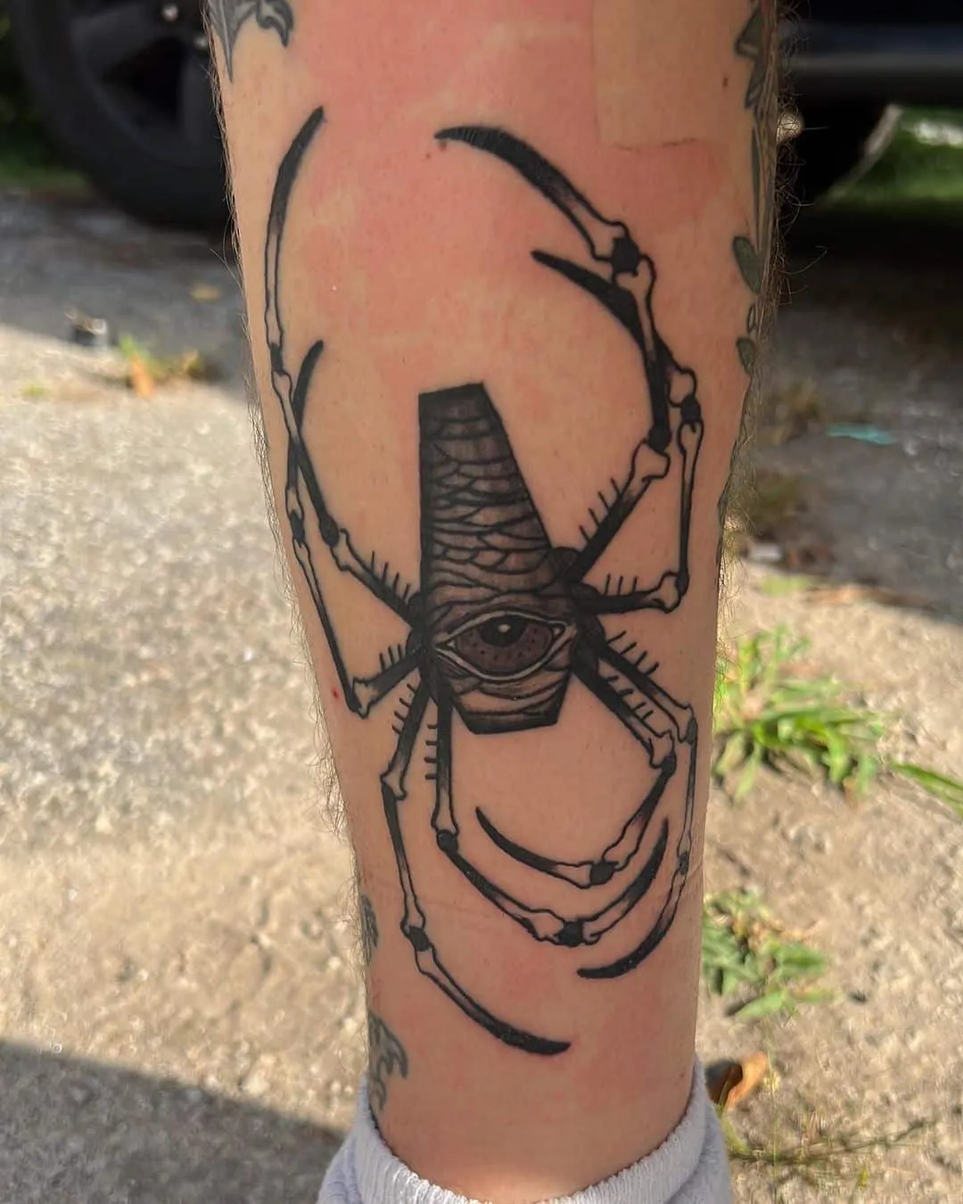 fine line tattoo by Trey Couch at Fallen Raven Tattoo Studio in Simpsonville, SC