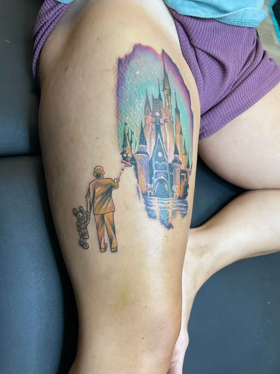 custom tattoos tattoo by TJ Cornelius at Fallen Raven Tattoo Studio in Simpsonville, SC