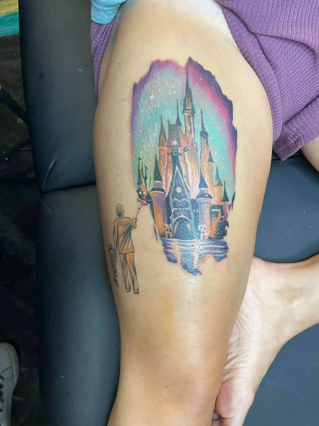 cover-ups tattoo by TJ Cornelius at Fallen Raven Tattoo Studio in Simpsonville, SC