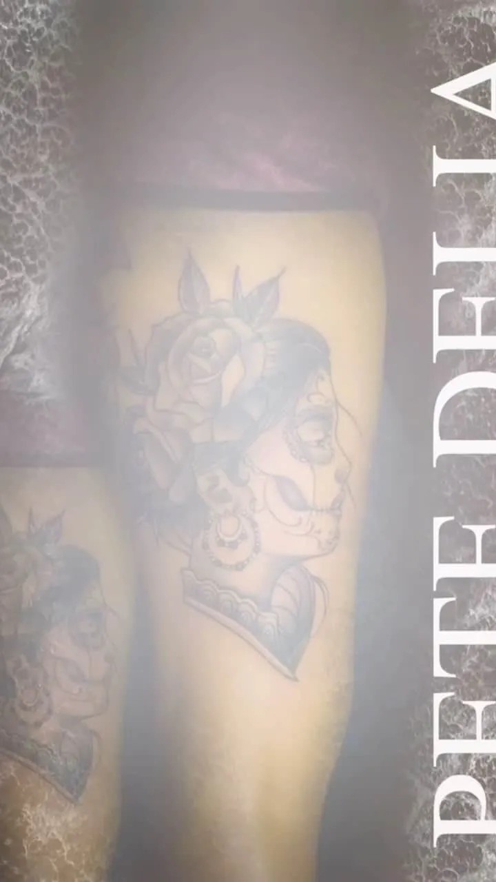 black & grey realism tattoo by Pete Delia at Fallen Raven Tattoo Studio in Simpsonville, SC