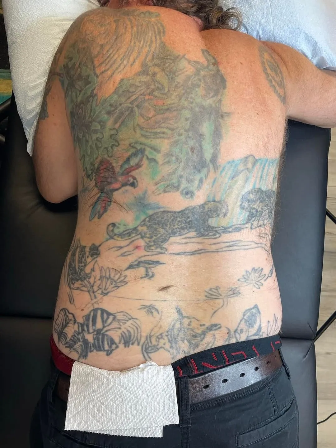 cover-ups tattoo by TJ Cornelius at Fallen Raven Tattoo Studio in Simpsonville, SC