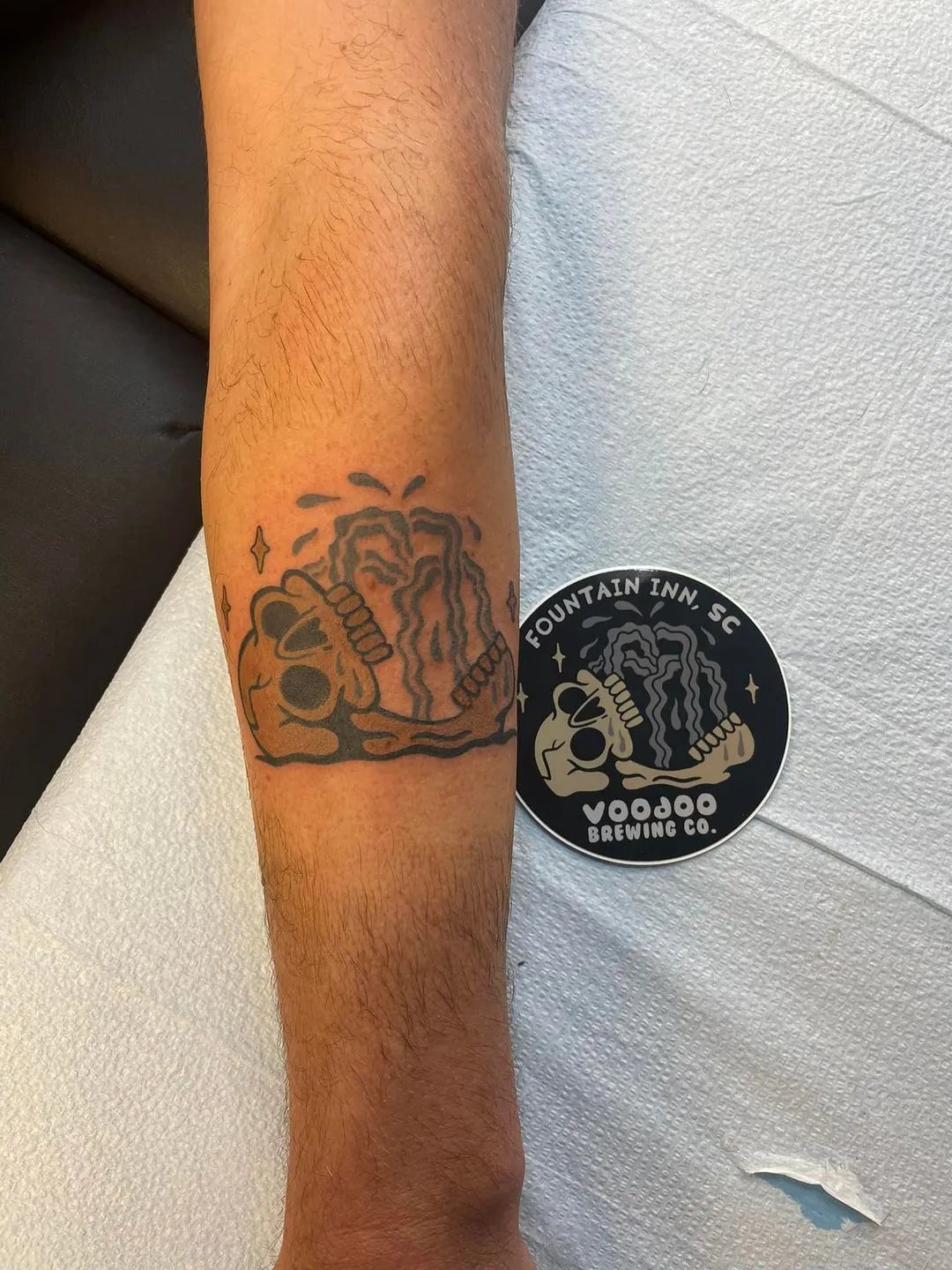 custom tattoos tattoo by TJ Cornelius at Fallen Raven Tattoo Studio in Simpsonville, SC